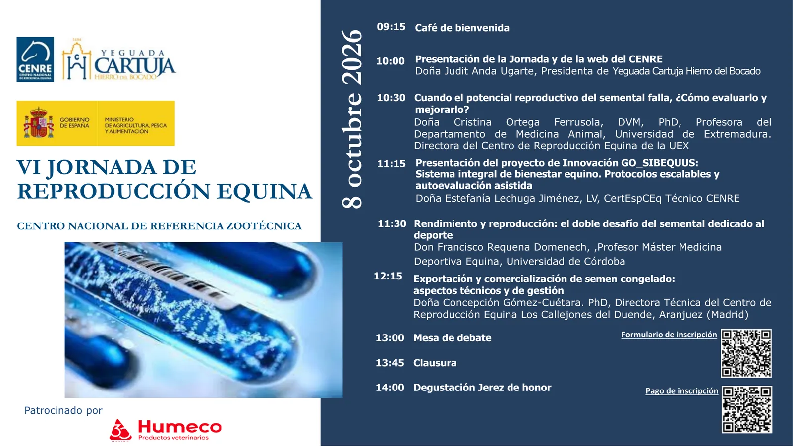 Programa de la VI Jornada de Reproducción Equina (PDF)